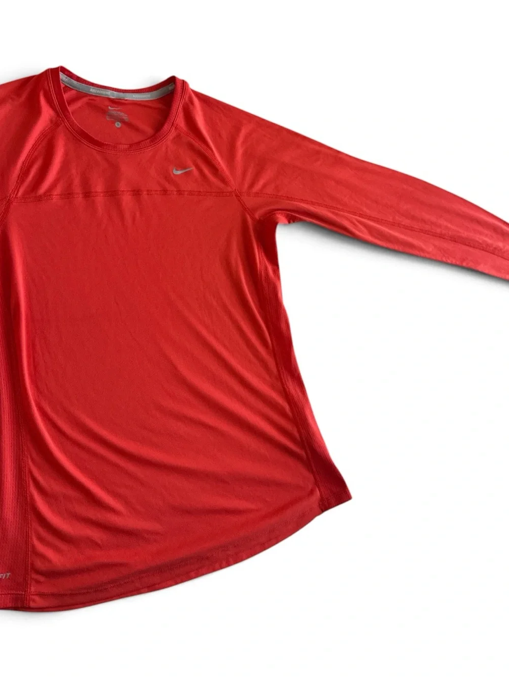 Nike Long-Sleeve Dri-FIT Athletic Top - Red